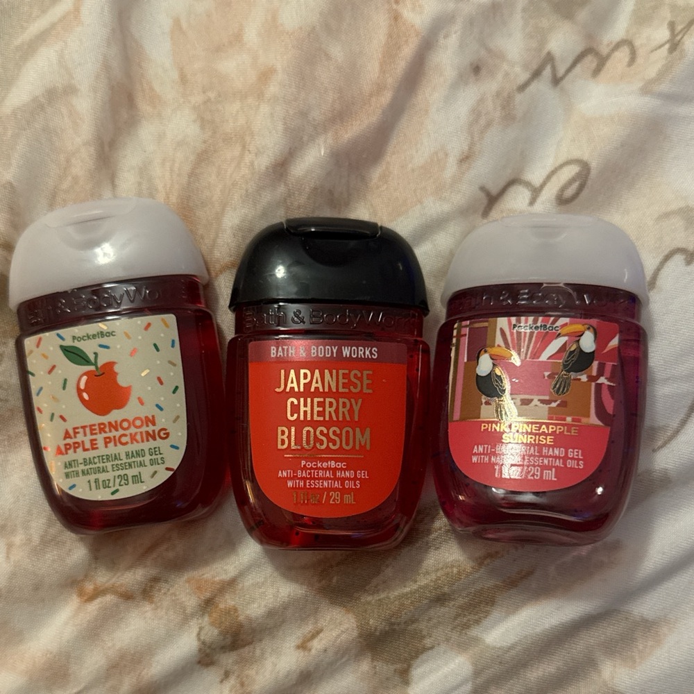 Bath & Body Works PocketBac Hand Sanitizer Trio - Two limited edition scents